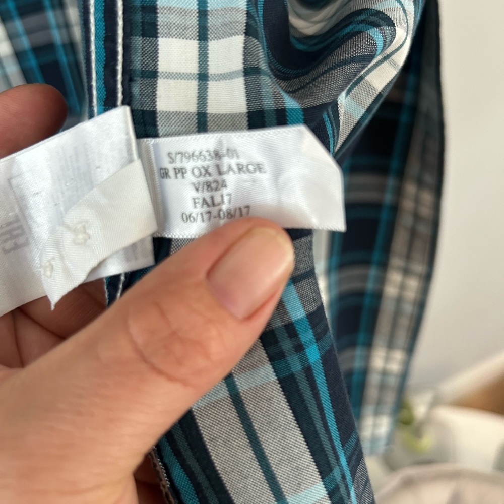 Like NEW Men's Blue Plaid Shirt
3 for $25 - Picture 3 of 3